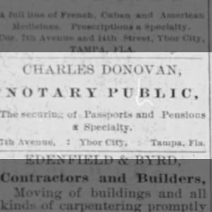 Charles Donovan - Notary Public